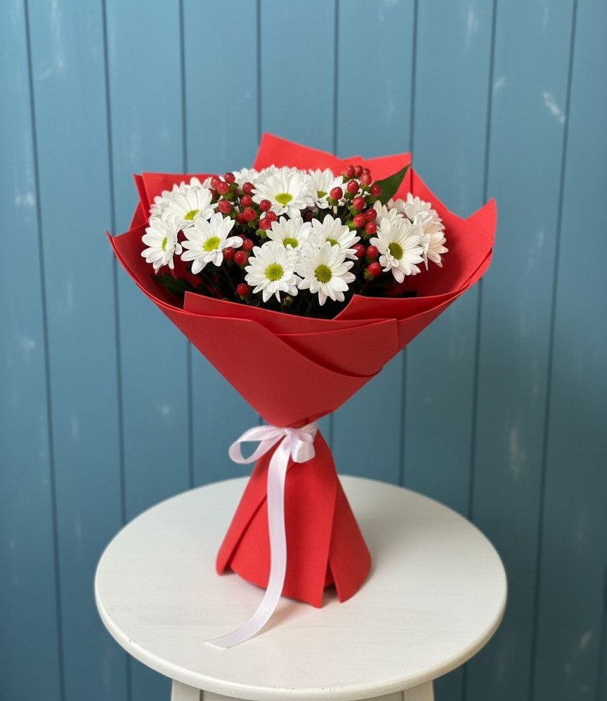 Букет цветов из: Хризантемы в Букачаче