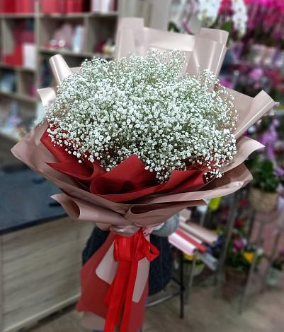 Букет цветов из: Гипсофила в Букачаче