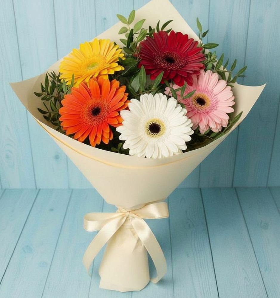 Букет цветов из: Герберы в Букачаче