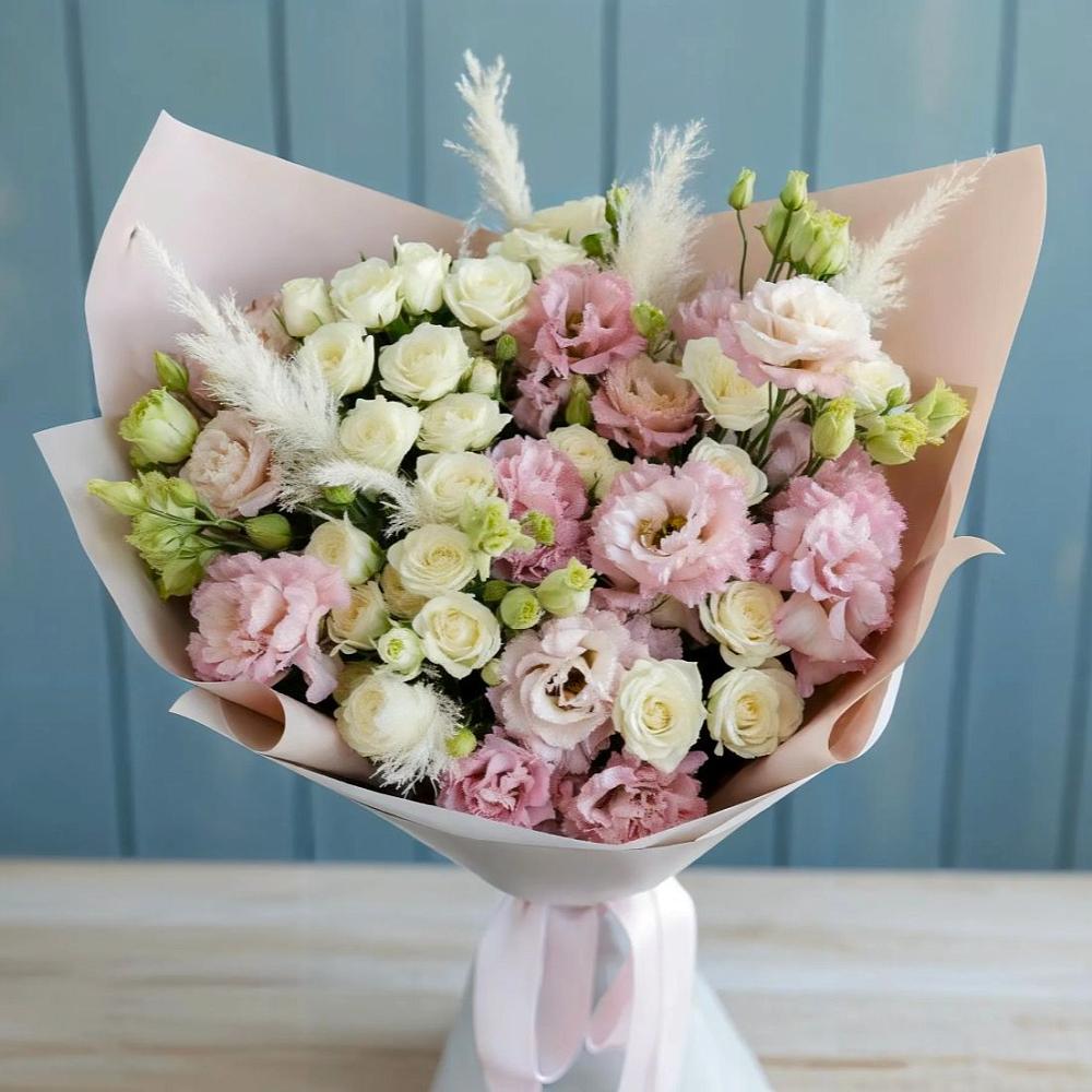 Букет цветов из: Альстромерии и Розы в Букачаче