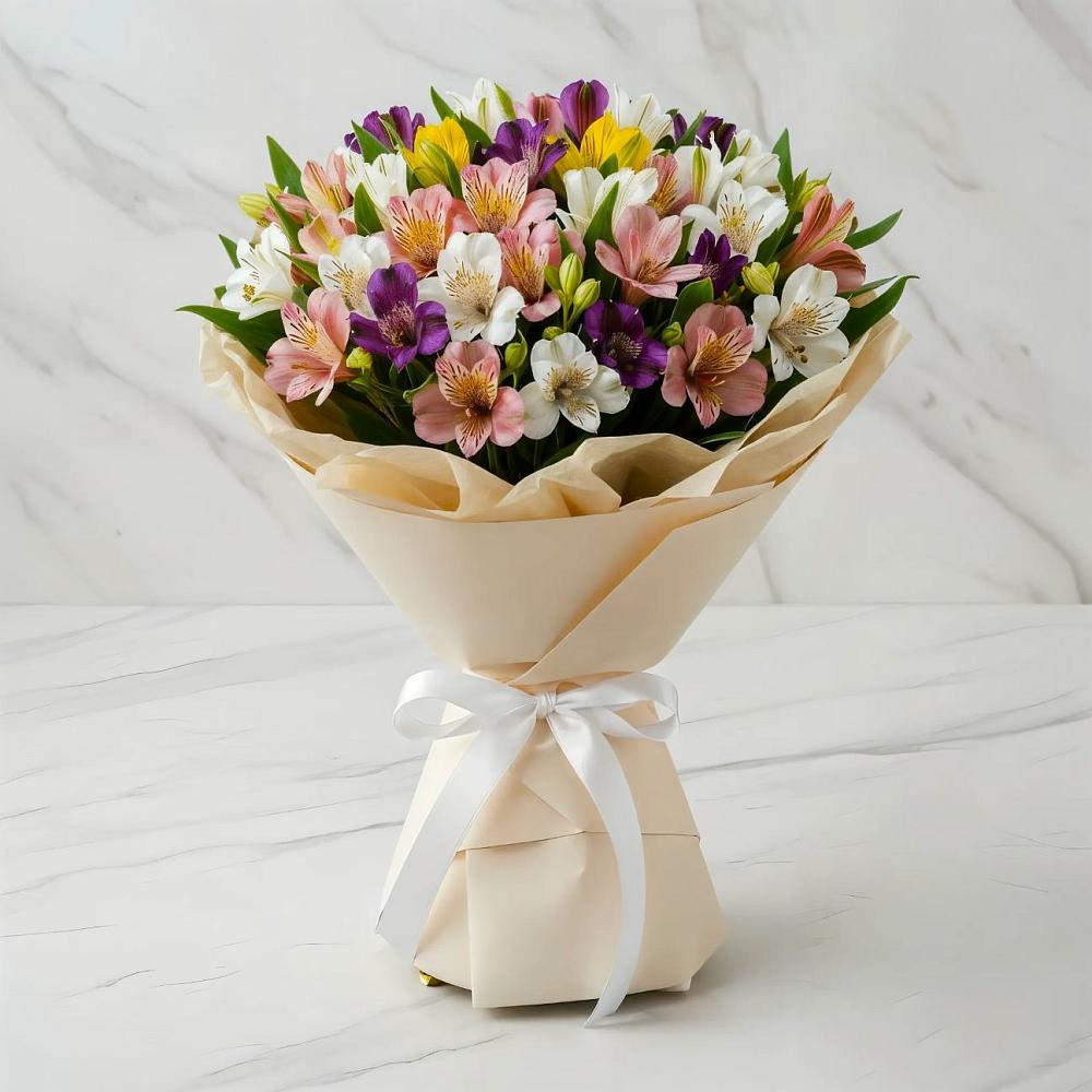 Букет цветов из: Альстромерии в Букачаче