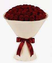 Букет 101 Бордовая роза Блэк Бакарра в Букачаче