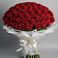 Букет 101 Красная роза Блэк Мэджик в Букачаче