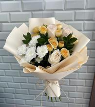 Букет цветов из:  Розы и Хризантемы в Букачаче