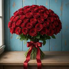 Букет Красные розы Блэк Меджик в Букачаче