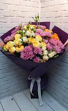 Букет цветов из:  Хризантемы и Розы #REPLACE_PRED# Букачаче