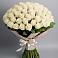 Букет 101 беля роза Белоснежка в Букачаче