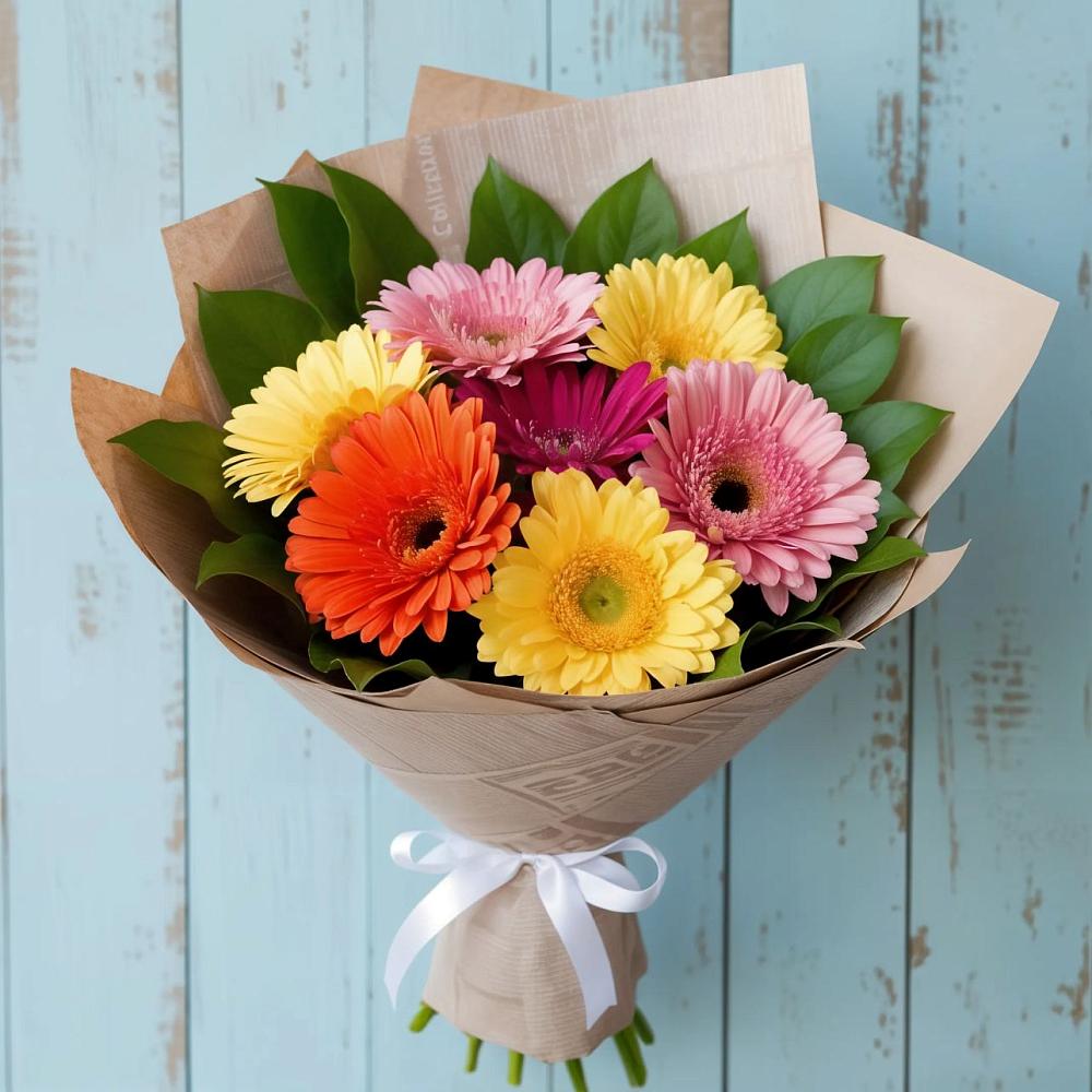 Букет цветов из: Герберы в Букачаче