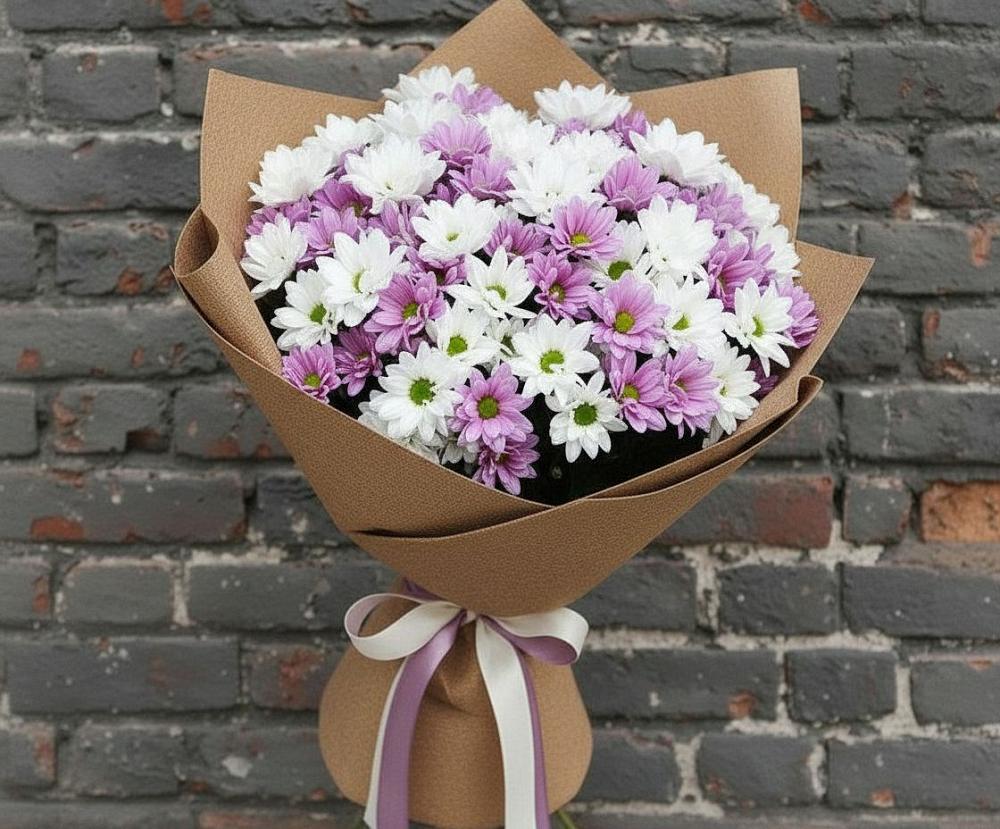 Букет цветов из: Хризантемы в Букачаче
