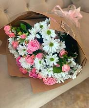 Букет цветов из:  Розы и Хризантемы в Букачаче