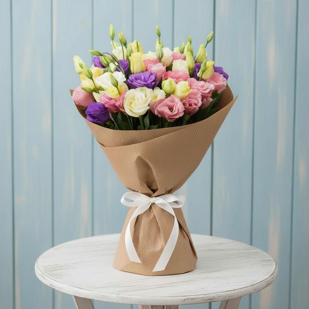 Букет цветов из: Лизиантусы в Букачаче