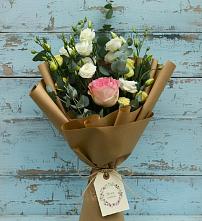 Букет цветов из:  Розы и Лизиантусы #REPLACE_PRED# Букачаче